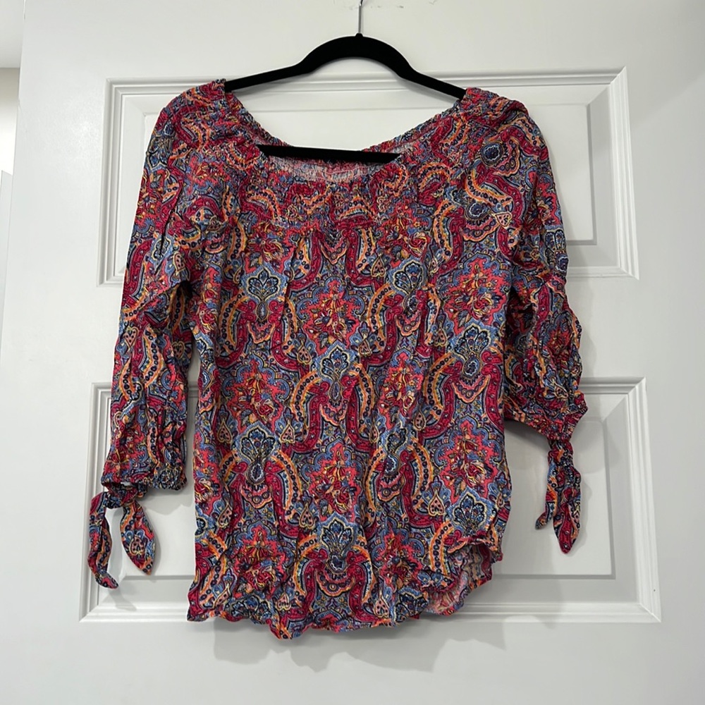 3/4 Length Sleeves Blouse
